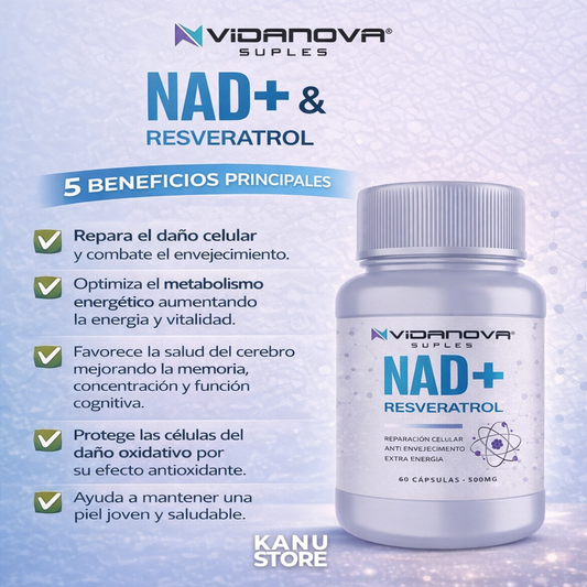 PACK BIENESTAR NAD+/ASHWAGANDHA/CANDIDA